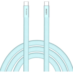 Verbatim Кабел Sync & Charge SoftTouch USB-C, 100W, 120cm, син (30276)