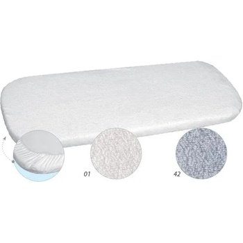 Baby Matex Чаршаф за матрак за количка Baby Matex, 90 x 40 cm, бял (5902675050555)