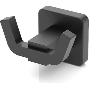 TEKNO TEL Закачалка за кърпи tekno tel mg-336b , с две куки матирано с черно (h8683465736540)