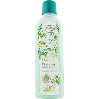 Bohemia Cosmetics krémové tekuté mydlo mléko + zelený čaj 1 l