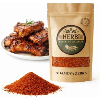 Herbi Adamove rebrá pikantná zmes s medom na grilovanie a pečenie 50 g