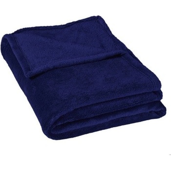 Brotex Detská micro deka tm. modra