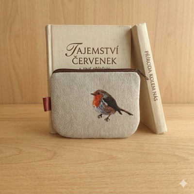 Joan Atelier taštička mini Mína červenka