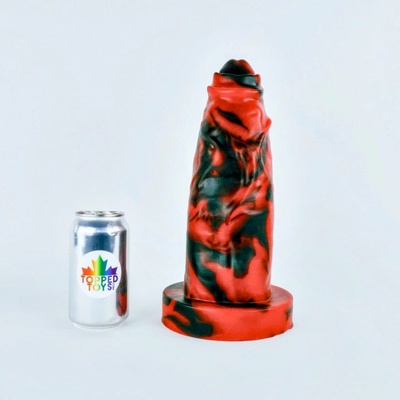 Topped Toys Wreckoner 125 Forge Red prémiové silikonové dildo 29,5 x 9,7 cm