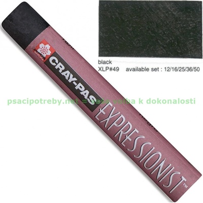 sakura xlp49 Olejový pastel CrayPas Expressionist Černý