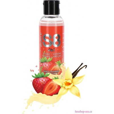 S8 4-in-1 Vanilla Strawberry Whipped Cream 125 ml – Zbozi.Blesk.cz