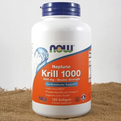 Now Foods Krill Oil Neptune Double Strength 1000 mg x 120 softgel kapsúl