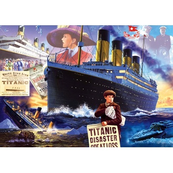 Image 1 of Bluebird Puzzle - Puzzle Crisp: Titanic - 1 000 piese