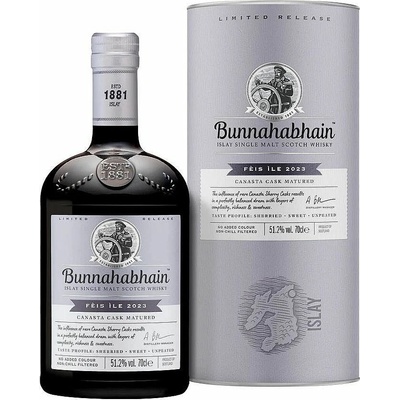 Bunnahabhain Feis Ile 2023 Canasta Cask 51.2% 0,7 l (tuba)