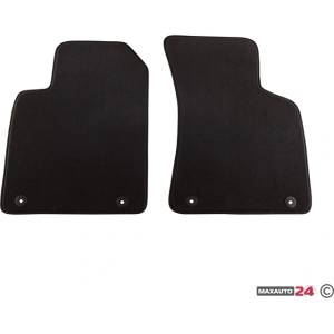 Petex Мокетни стелки Petex съвместими с Audi TT купе, кабрио 1999-2006 / 2 части/ черни / материя Style / захват B01Е4