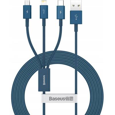 Baseus CAMLTYS-03 High Speed,USB 2.0, 1,5m, modrý