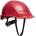 Portwest endurance visor pw55 / Вентилирана каска с визьор - червена (pw55rer)