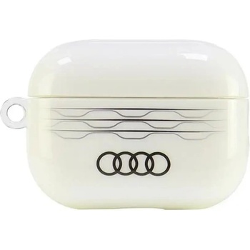 Audi Калъф Audi IML Geometric Pattern за AirPods Pro 2 - бял (6955250228220)