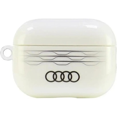 Audi Калъф Audi IML Geometric Pattern за AirPods Pro 2 - бял (6955250228220)