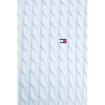 Tommy Hilfiger пуловер с къси ръкави дамски от памук (WW0WW41787)