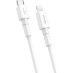 Baseus USB-C към Lightning кабел за Apple устройства с Lightning порт (100 см) - Baseus Durable Series USB-C to Lightning Cable PD 18W (CATLSW-02)(бял) (CATLSW-02)