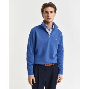 Gant Блуза Gant Shield Half-Zip Sweatshirt - Rich Blue