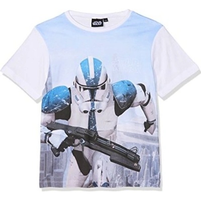 SUN CITY Dětské tričko Star Wars Stormtrooper bavlna bílé