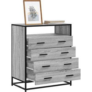 vidaXL Шкаф с чекмеджета Grey Sonoma 70x41x83, 5 cm Инженерна дървесина (849092)