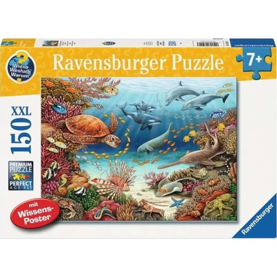Ravensburger Детски пъзел Ravensburger от 150 XXL части - Коралов риф (13411)