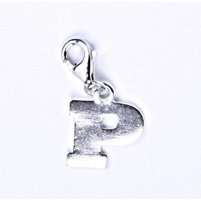 Čištín Stříbrný přívěšek písmenko P na karabince, P 904