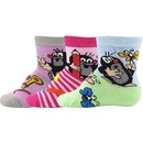 Boma Ponožky Krteček mix B holka 3 pár