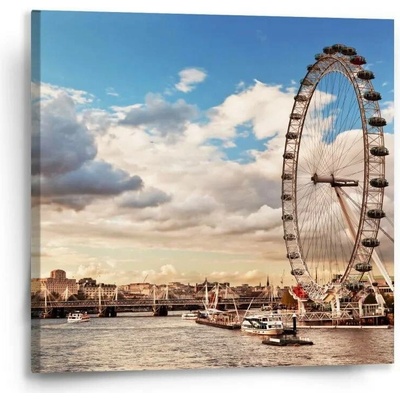 Sablio Obraz London eye - 50x50 cm