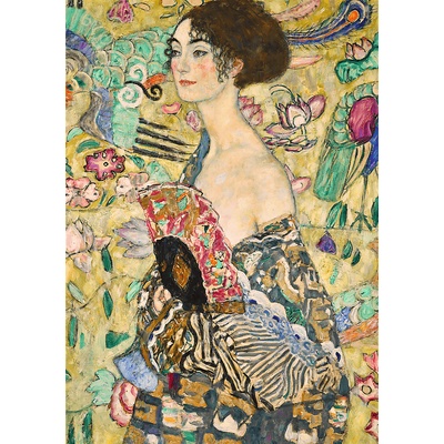 Trefl - Puzzle Art collection: Klimt: Lady with a fan - 1 000 piese