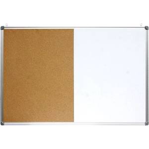 OPTIMA Комбинирана маса OPTIMA корк магнитна алуминиева рамка 60x90 cm 22385 (22385)