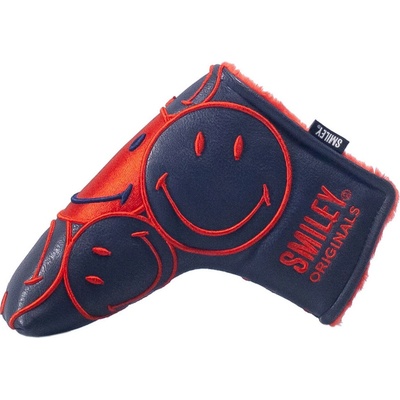 Smiley Original Stacked Blade Putter navy/red