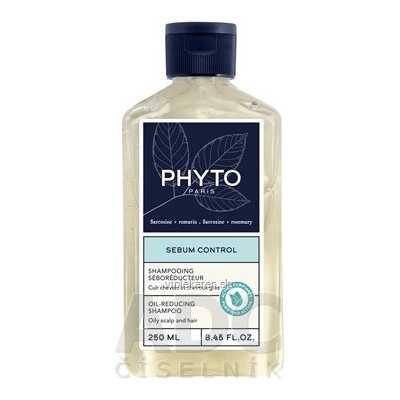 PHYTO SEBUM CONTROL Šampon redukce kož.mazu 250 ml