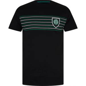 Team Тениска Team Celtic Retro T-Shirt Adults - Black