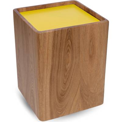 Drevená urna Optimistic Wood - Žltá