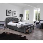 Halmar Легло спалня SABRINA 160 - сив и зелен (sabrina -160/BED//HAL)
