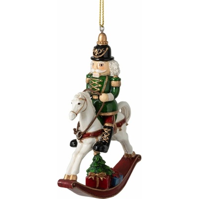 Villeroy & Boch Winter Collage Accessoires závesný Luskáčik na koni 11,5 cm
