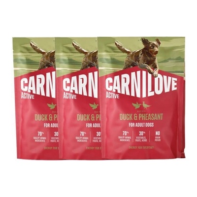Carnilove Active Dog Duck and Pheasant Adult 3 x 1,5 kg