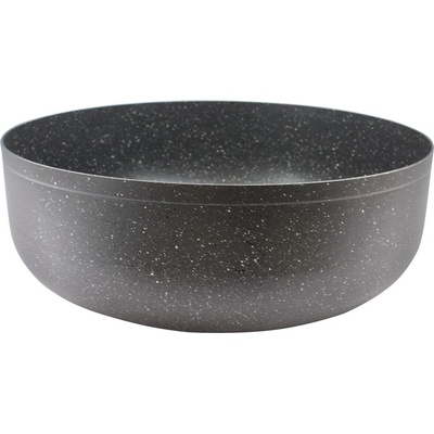 Elekom Тава мраморна дълбока сива ЕК-36 gmn, Устойчиво и незалепващо покритие, Размери 36 х 12, 3 см/ 2, 5 мм (ek-36 gmn)