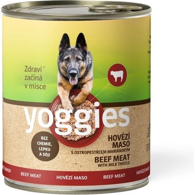 Yoggies hovězí s ostropestřcem mariánským 800 g