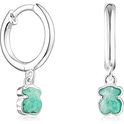 Tous strieborné pozlátené náušnice 1003386300 strieborná