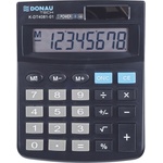 DONAU Настолен калкулатор Donau Tech, 8 разряда, черен (30611-А) Калкулатори