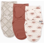 SwaddleMe Комплект от 3 пелени за повиване SwaddleMe - By Ingenuity, Rising Sun (17032) - ozone