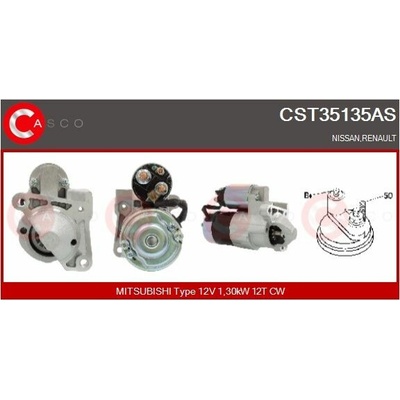 Štartér CASCO Brand New HQ CST35135AS