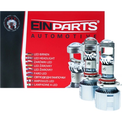 EINPARTS EPLL17 LED žiarovky s šošovkou HB3/HB4 12V 6000K