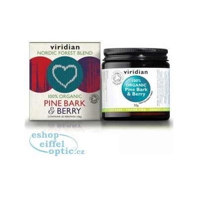 Viridian Pine Bark & Berry 30 g Organic