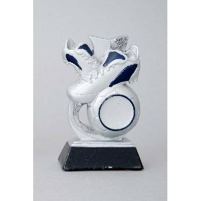 Plaketa fotbal kopačky 11 cm s volitelným emblémem