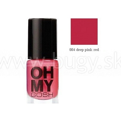 Gosh lak na nechty Oh My 004 deep red 5 ml