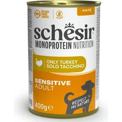 Schesir Dog Monoprotein Sensitive Morčacie paté 400 g