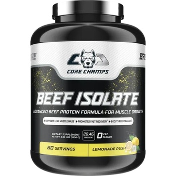 Core Champs Beef Isolate Clear | 0 Sugar ~ 0 Fat ~ 88% Advanced Beef Protein [1800 грама] Лимонада