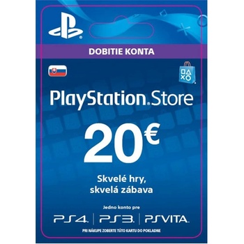 PlayStation dárková karta 20€