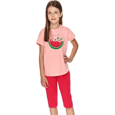 Dívčí pyžamo Valentina růžová pink